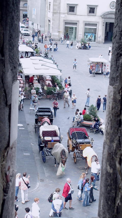 steet scene in Florence
