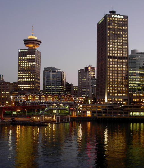 Vancouver night scene